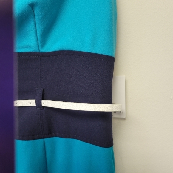 Calvin Klein Color Block Sheath Dress 12 - Picture 6 of 7